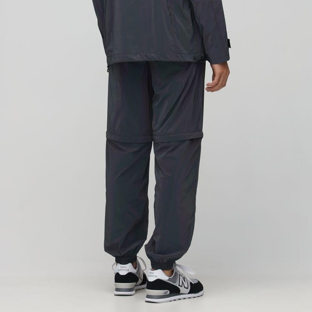 MCQ Alexander McQueen Arcade Off-Zip Reflective Track Pants Silver Mens Jogger L - Picture 11 of 14